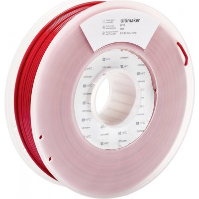 Ultimaker PETG Red, 2,85 mm, 750 g – Zboží Živě
