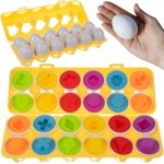 FunPlay 5966 Vzdělávací skládačka vajíčka tvary a barvy 12 ks – Zboží Mobilmania