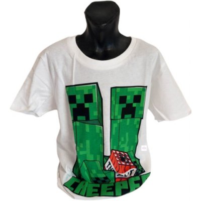 MOJANG official product chlapecké / s krátkým rukávem minecraft TNT Creeper bílá – Hledejceny.cz