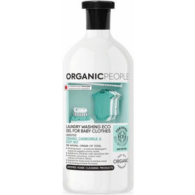 Organic People Eko prací gel na dětské prádlo Organický heřmánek a mýdlový ořech 1000 ml