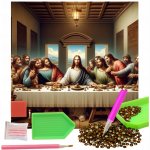 Norimpex Diamantový obrázek malování 30 x 40 cm Poslední večeře – Sleviste.cz