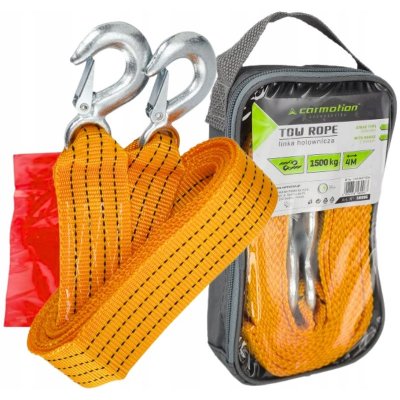 Carmotion Tažné lano 58996 1,5 t 4 m oranžové – Sleviste.cz