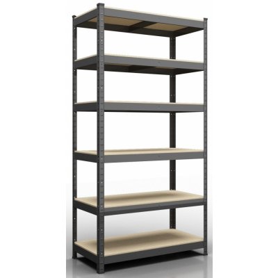 Tvujregal.cz Regál Economy 240 x 120 x 40 6 polic černá – Zboží Mobilmania