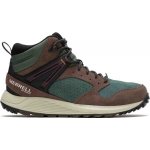 Merrell kotníkové Wildwood Sneaker Mid WP hnědé – Zboží Dáma