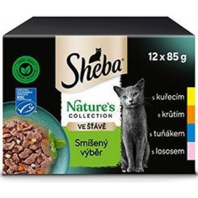 Sheba Nature Mix výběr 12 x 85 g