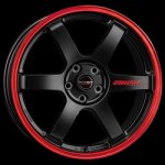 BORBET DB8GT2 8,5x18 5x114,3 ET40 black matt rim red – Sleviste.cz