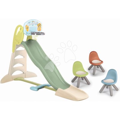 Smoby Skluzavka s vodotryskem a posezením při vodní hře Toboggan XL Slide Life 230 cm – Zboží Dáma