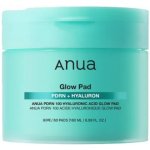 Anua PDRN 100 Hyaluronic Acid Glow Pad Rozjasňující polštářky s PDRN a kyselinou hyaluronovou 60 ks 180 ml – Zboží Dáma