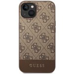 Pouzdro Guess 4G Stripe iPhone 14 Plus hnědé – Hledejceny.cz