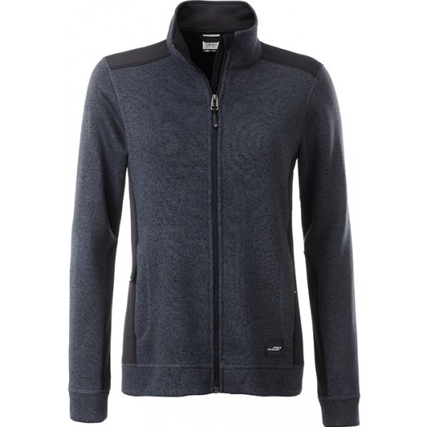 James & Nicholson Knitted Workwear Fleece Jacket Carbon melír černá od 1  243 Kč - Heureka.cz