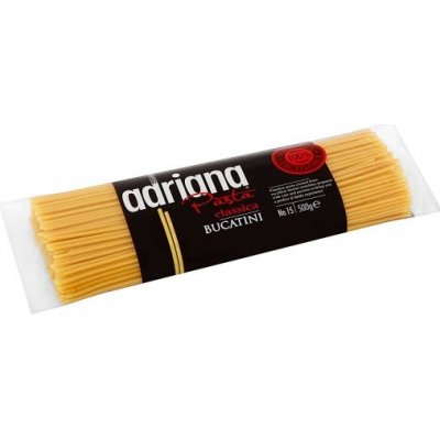 Adriana těstoviny semolinové bucatini 0,5 kg – Zboží Dáma
