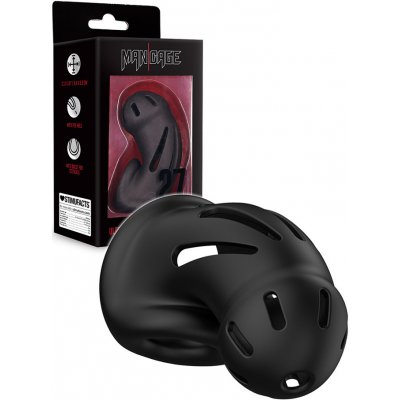 Shots ManCage Model 27 Cock Cage silikonový pás cudnosti pro muže 99 mm – Hledejceny.cz