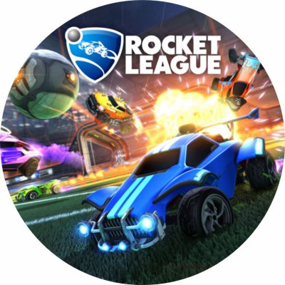 Jedlý tisk ROCKET LEAGUE ● materiál: FONDÁNOVÝ DECORLIST ✴️, ● velikost: průměr 20 cm ☝ – Hledejceny.cz