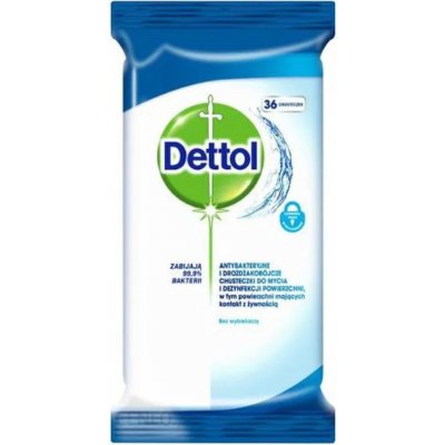 Dettol dezinfekční ubrousky na povrchy, 36 ks – Zbozi.Blesk.cz