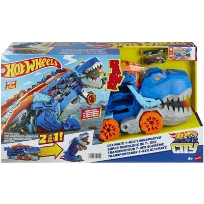 Mattel Hot Wheels City T-Rex smyčka – Zboží Dáma