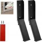 Cyiecweu 2dílná magnetická dveřní zarážka, nožní magnetická dveřní zarážka s gumovou špičkou, bez – Hledejceny.cz