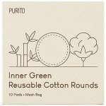Purito Inner Green Reusable Cotton Rounds 10 ks – Zboží Dáma