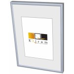 Hlinikový rámeček AS stříbrný matný Rozměr: 70x100, Typ zasklení: Plexisklo čiré – Zboží Živě