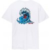 Pánské Tričko Santa Cruz triko Screaming Wave T-Shirt White