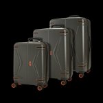 ROCK Sada cestovních kufrů Genesis tmavě šedá 107 / 72 / 33 l – Zboží Dáma
