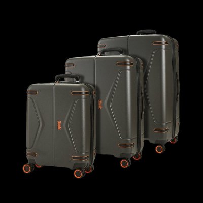 ROCK Sada cestovních kufrů Genesis tmavě šedá 107 / 72 / 33 l – Zboží Dáma