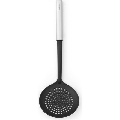 BRABANTIA Profile 2.0 Non Stick 34,9 cm černé – nylonová, děrovaná lžíce / sběračka na pěnu