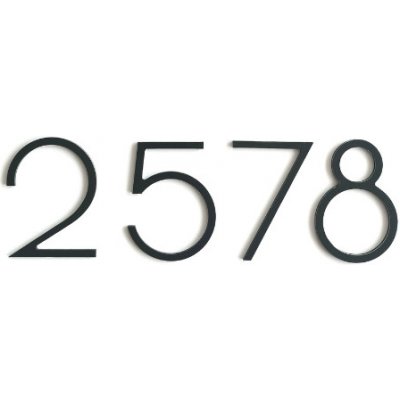 Domovní číslo - samostatné číslice - ART - 4 číslice 12 cm – Hledejceny.cz