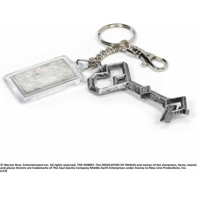 Přívěsek na klíče Noble Collection Kovová Thorinův klíč z filmu Hobit – Zboží Dáma
