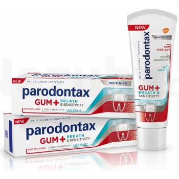 Parodontax Gum + Breath & Sensitivity Whitening 2 x 75 ml
