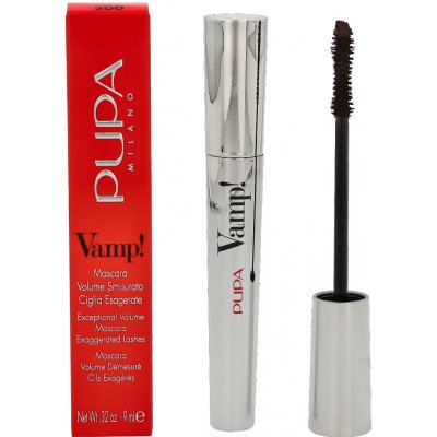 Pupa řasenka Mascara VAMP! 200 čokoládově hnědá 9 ml