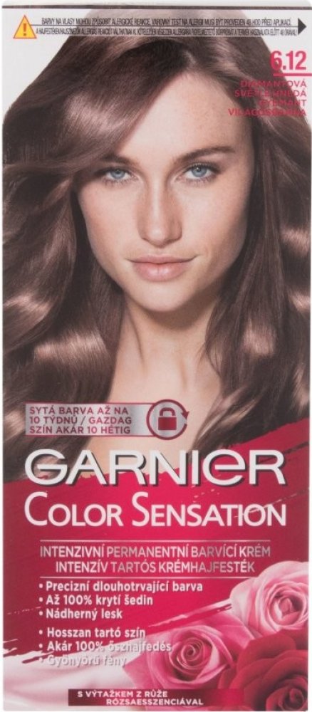Garnier Color Sensation 6.12 diamant. světle hnědá | Srovnanicen.cz