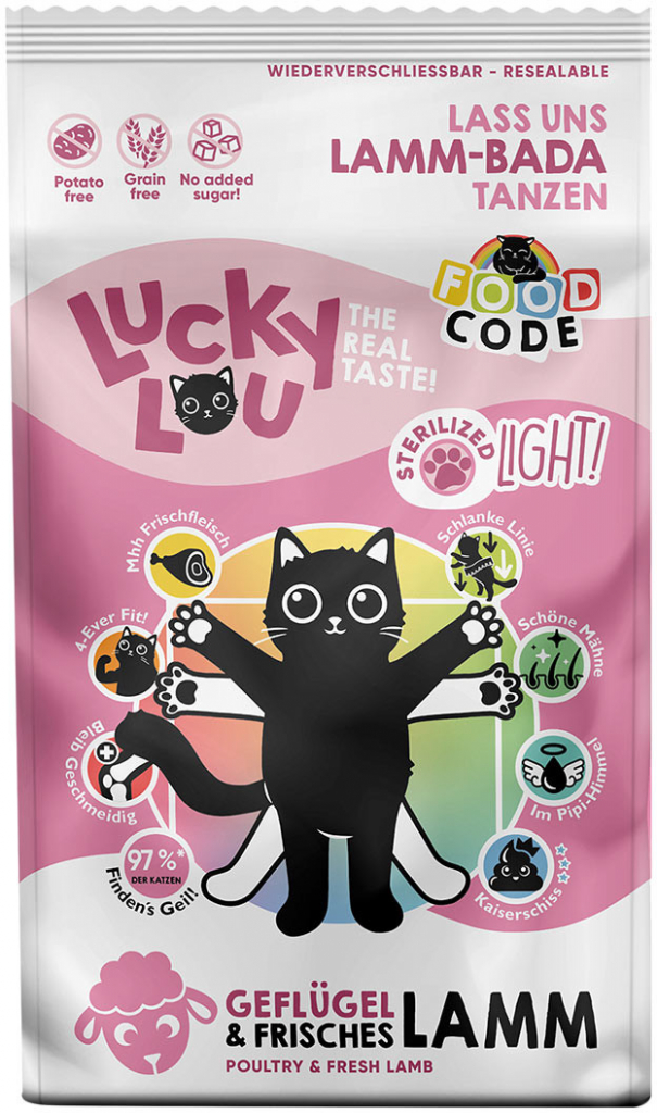 Lucky Lou Light drůbež a jehněčí 1,7 kg