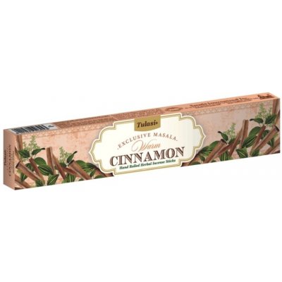 Tulasi Masala Indické vonné tyčinky Cinnamon 15 g – Hledejceny.cz