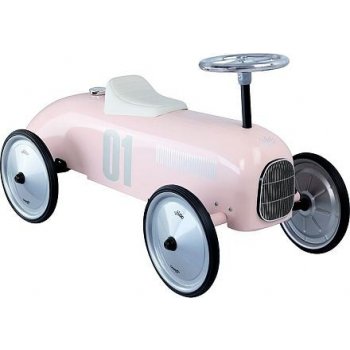Vilac Kovové Historické závodní auto růžové