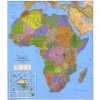 Nástěnné mapy Global Mapping Afrika - nástěnná politická mapa 100 x 114 cm Varianta: bez rámu v tubusu, Provedení: laminovaná mapa v lištách