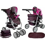 Alice 2v1 s taškou černý s růžovými puntíky – Zboží Dáma