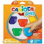 CARIOCA dětské voskovky Teddy Crayons 6 ks – Sleviste.cz
