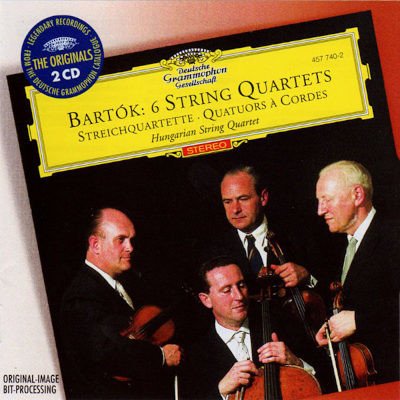 Béla Bartók - 6 String Quartets = Streichquartette = Quatours À Cordes CD – Hledejceny.cz