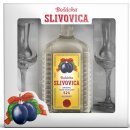 Bošácka Slivovica 52% 0,7 l (dárkové balení 2 sklenice)