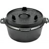 Outdoorový kotlík Litinový kotlík 31 cm, 3,8 l dutch oven Valhal Outdoor VH3.8L