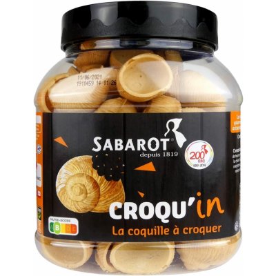 Sabarot croquin jedlé šnečí ulity 48 ks 40 g – Zboží Dáma