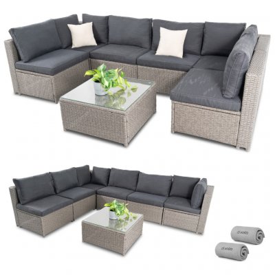 di volio Torino DV-038GF 7 ks šedá – Zboží Dáma