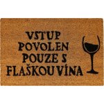 Home Elements Rohožka s textem Dorazili jste do cíle hnědá 40 x 60 cm – Zboží Dáma