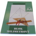 Milimetrový papír A4 50 listů – Hledejceny.cz