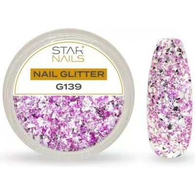 Starnails Nail Art zdobení glitter G139 – Hledejceny.cz