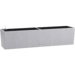 Samozavlažovací truhlík Lechuza Balconera Stone 80 x 19 x 19 cm šedý – Sleviste.cz