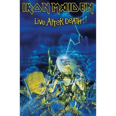 Iron Maiden textilní banner 68 cm x 106 cm Live After Death – Hledejceny.cz