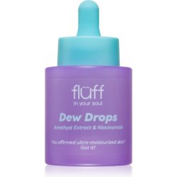 Fluff Dew Drops hydratační sérum s niacinamidem Amethyst Extract 30 ml