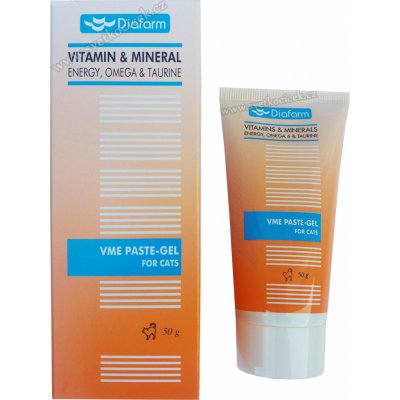 Energy Vitamin mineral pasta Omega 6 & Taurin kočka 50 g – Sleviste.cz