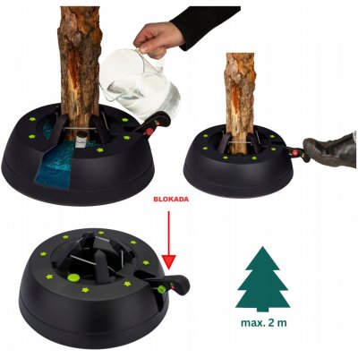 Stojan na vánoční stromek KAMAI START 1 PRO NATURE pro stromy – Zboží Dáma Stojan na vánoční stromek KAMAI START 1 PRO NATURE pro stromy – Zboží Dáma